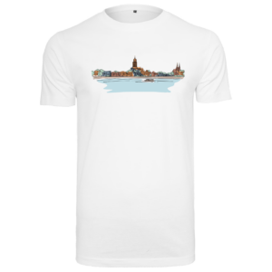 Deventer art heren T-shirt wit