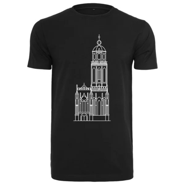 Deventer Lebuïnuskerk heren T-shirt zwart
