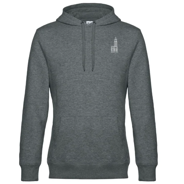 Deventer hoodie Lebuïnuskerk grijs