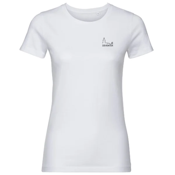 T-shirt Wit dames Deventer logo