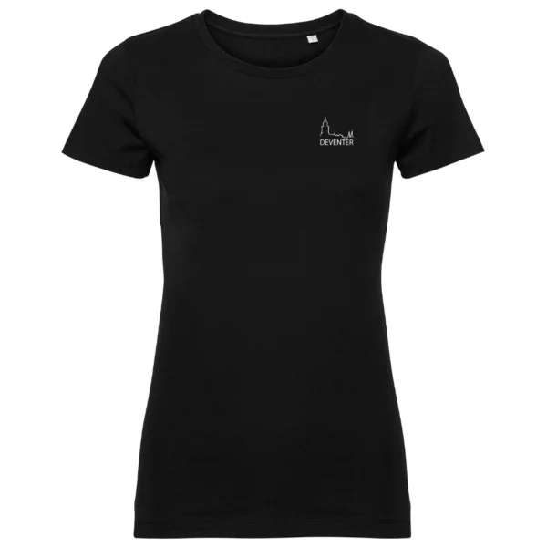 T-shirt Zwart dames Deventer logo